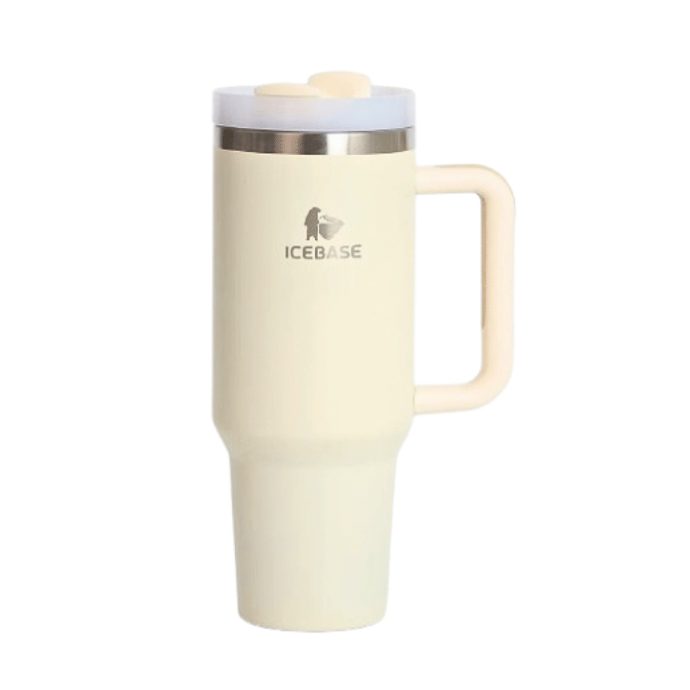 แก้วเก็บความเย็น ICEBASE รุ่น VL-519BE (POWERFUL) ขนาด 1200 ML สีเบจ